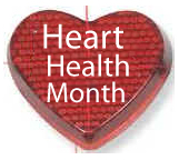 Promotional items for Heart Health Month