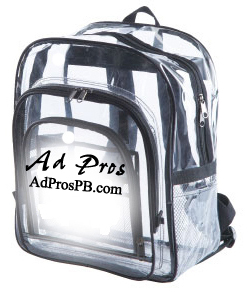 Looking for an extra large 
clear backpacks with two side pockets. Look no further this is the best seller