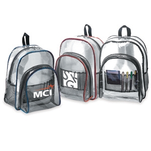 Clear backpacks