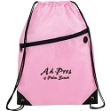 Assorted colors drawstring solid school bag