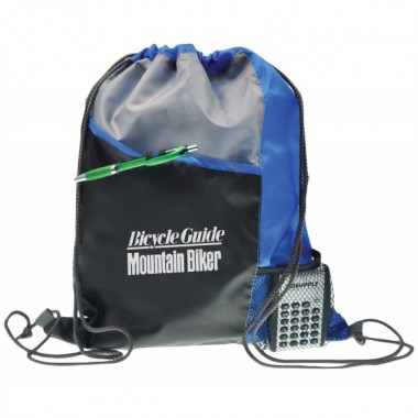 Drawstring sling school bag