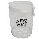 Large clear drawstring bag