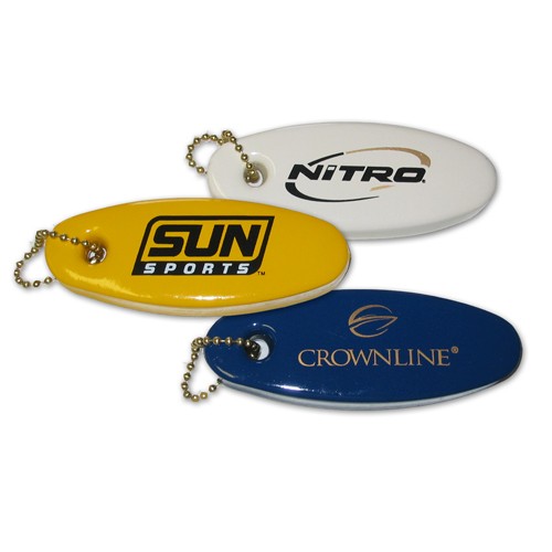 Vinyl Coated Custom Printed Floating Key Tags