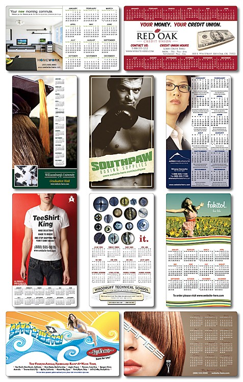 Custom Printed Calendar Magnets