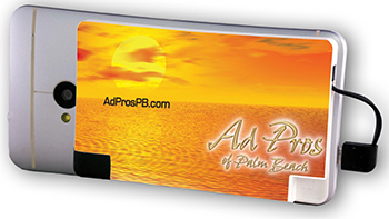 Credit Card Sized Power Banks, Custom Full Color Print for Iphone and Android
