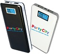 Custom Printed 12,000 mAh Power Banks with Digital LCD display.