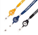 Lanyard/Badge Reel Combo/ lanyard with retractable action