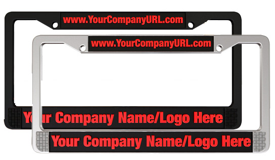 Custom Metal License Frames, USA made