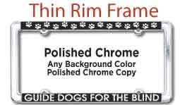 Custom Metal License Frames, USA made
