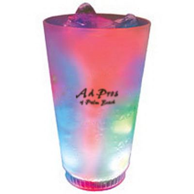 USA made 16 oz. Acrylic 3 Light, Light-Up Pint Tumbler