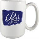 USA Custom Printed Ceramic White Mugs