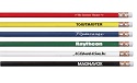 Custom Printed #2 graphite FCAT Pencils in solid colors