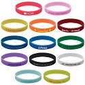 Quick Turnaround-Custom Silicone Awareness Bracelets and Custom Silicone Awareness Wrist Bands