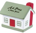 Custom Printed House Shape Stress Balls