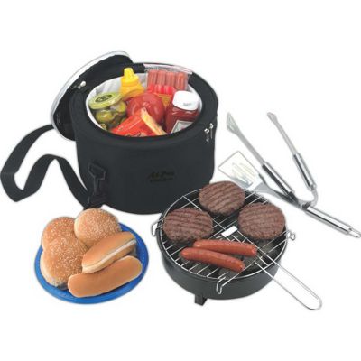 Koozie Portable BBQ w/ Cooler Bag