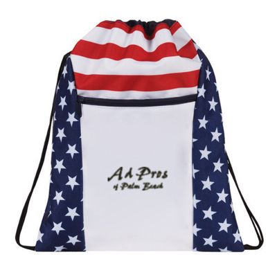 Stars & Stripes Drawstring Totes
