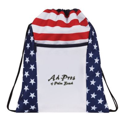 Stars & Stripes Drawstring Totes